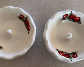 Ceramic Red Apple Ring Holder