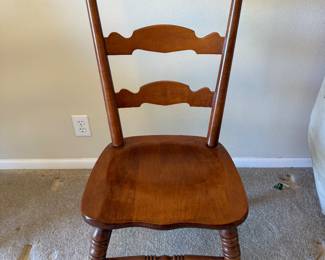 Tell City Ladder Back Chairs. 1 of 8