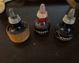 Vintage Drawing Ink Bottles