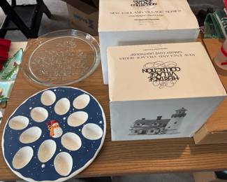 Dept 56 Houses - Deviled Egg Plate