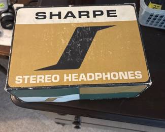 Vintage Sharpe Headphones