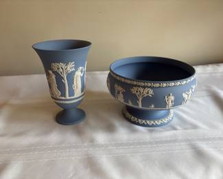 Wedgewood Jasperware Urn and Bowl