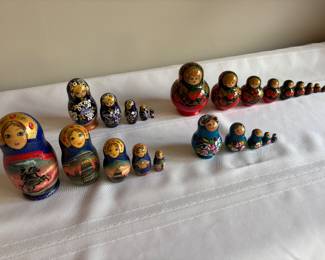 Russian Nesting Dolls 4 Sets
