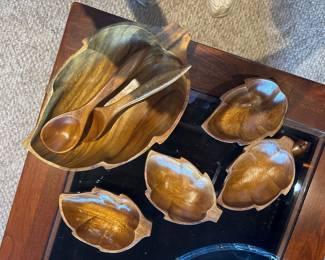 Monkey Pod Serving Set