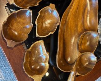 Monkey Pod Serving Set