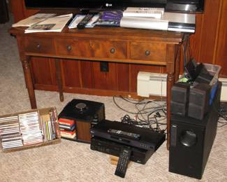 Bose Lifestyle 25 System - Bose 6 Disc Magazine - Zenith VHS Player - LG Blue Ray Disc Player