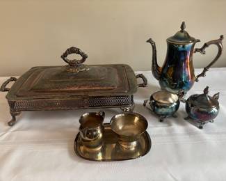 Vintage serving items