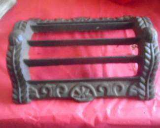 Cast iron boot scrape