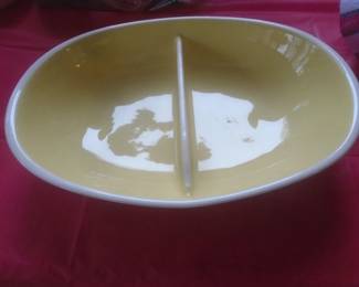 Karkenware divided bowl