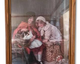 Framed Pets Art Print