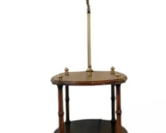 Vintage Mahogany 3Tier Side Table Lamp