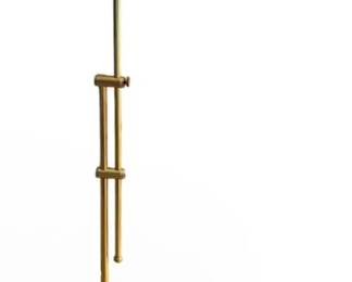 Vintage Brass Clam Shell Floor Lamp