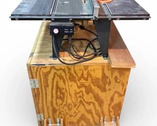 Sears 7 Power Saw Table w Cart