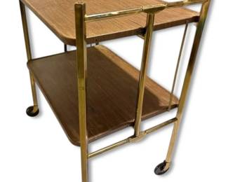 Revlon Vintage Folding Bar Cart