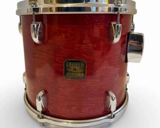 Gretsch Remo Ebony Series Pin Strip Drum with Case