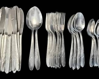 Stainless Steel Heather Flatware Set