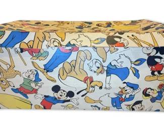 Vintage Walt Disney Cardboard Storage Box
