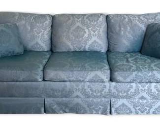 Blue Three Seat Vintage Sofa