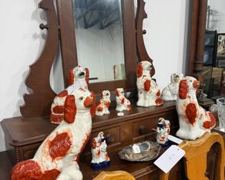 Antique Staffordshire Dogs