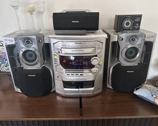 PANASONIC SAAK78 5 DISC CD  TAPE DECK STEREO
