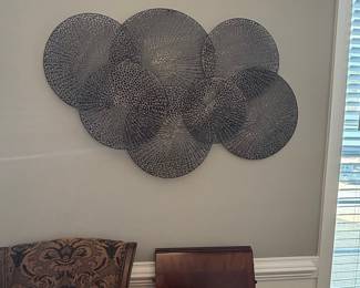 Uttermost Ripley Pewter Metal Wall Art