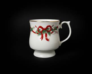 Lenox "Holiday" Pattern Mugs (Set of 4)