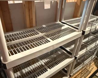 HDX 5-Tier Heavy Duty Plastic Shelving Unit