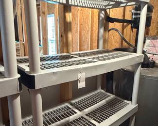 HDX 5-Tier Heavy Duty Plastic Shelving Unit