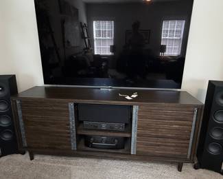 KEF Q350 Bookshelf Speakers and Media Console