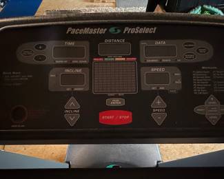 PaceMaster ProSelect Treadmill Console