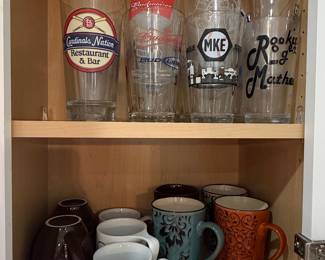 Assorted Collectible Glasses and Mugs