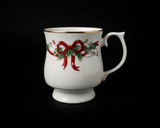 Lenox "Holiday" Pattern Mugs (Set of 4)