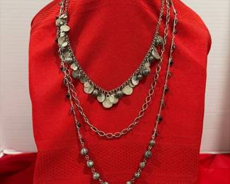 a3 Strand Necklace Unique