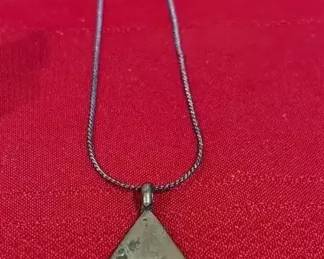 Necklace With Turquoise Like Stone 