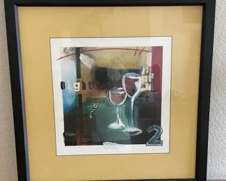 Artwork Wine Glasses