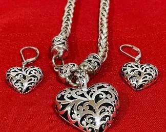 Brighton Like Necklace  Matching Earrings