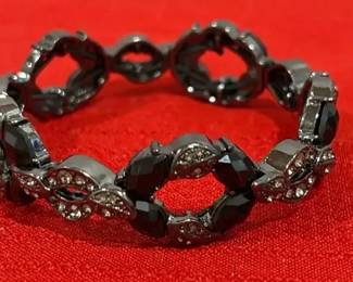 Black Sparkle Stretch Bracelet 