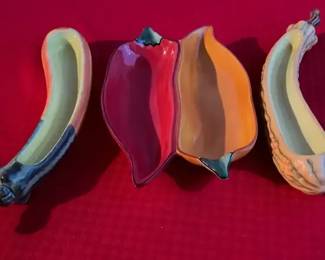 Ceramic Vegetable shapes 