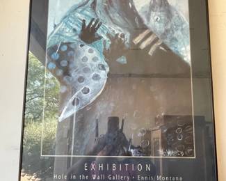 Ricky Hawkins  Black Hands Framed Poster 