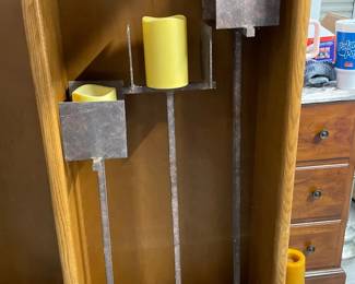 a3 Metal Art Stands With Candles