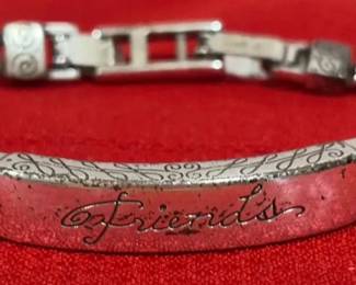 Brighton Stamped Bracelet FRIENDS