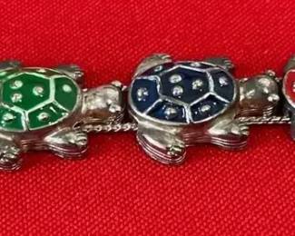 Turtle Enamel Bracelet 