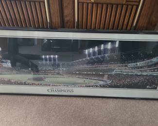 1997 World Series Game 4 Panoramic Photograph by Rob Arra - Cleveland Indians