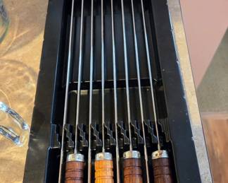 Set of 6 Wooden Handle Skewers