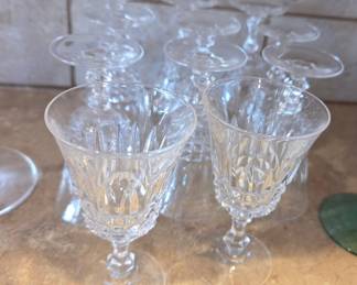 Waterford Lismore Pattern Crystal Wine Glasses