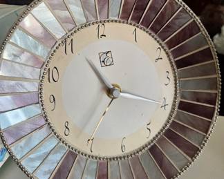 Mosaic Table Clock