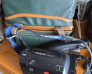 Sony Handycam Video 8 Camcorder with Leather Case