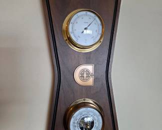 HUGER Barometer and Thermometer Set