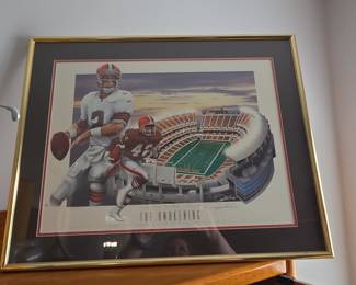 Cleveland Browns Stadium "The Awakening" Lithograph by Daniel Moore - Signed