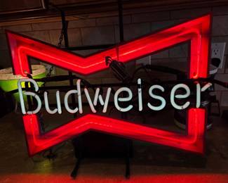 Budweiser Bowtie Neon Sign